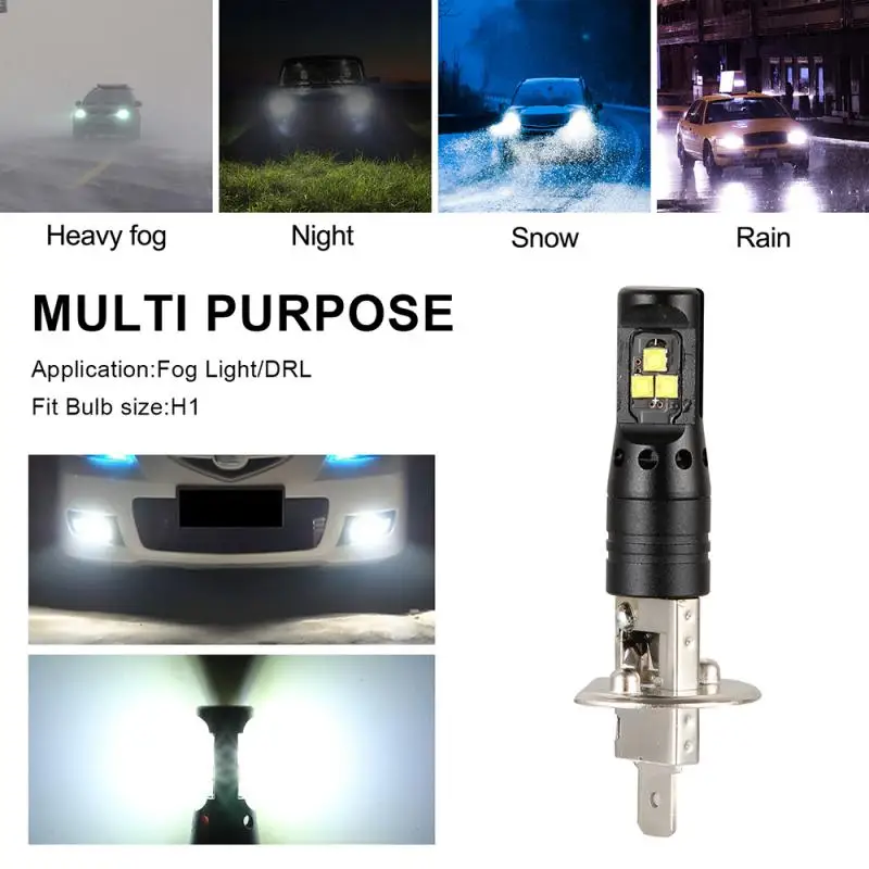 

Car Lights H7 LED Headlight Bulbs H4 LED Lights H1 Led Lamp 880 9005 9006 HB3 HB4 6500K High Brightness Auto Fog Light 12-24V