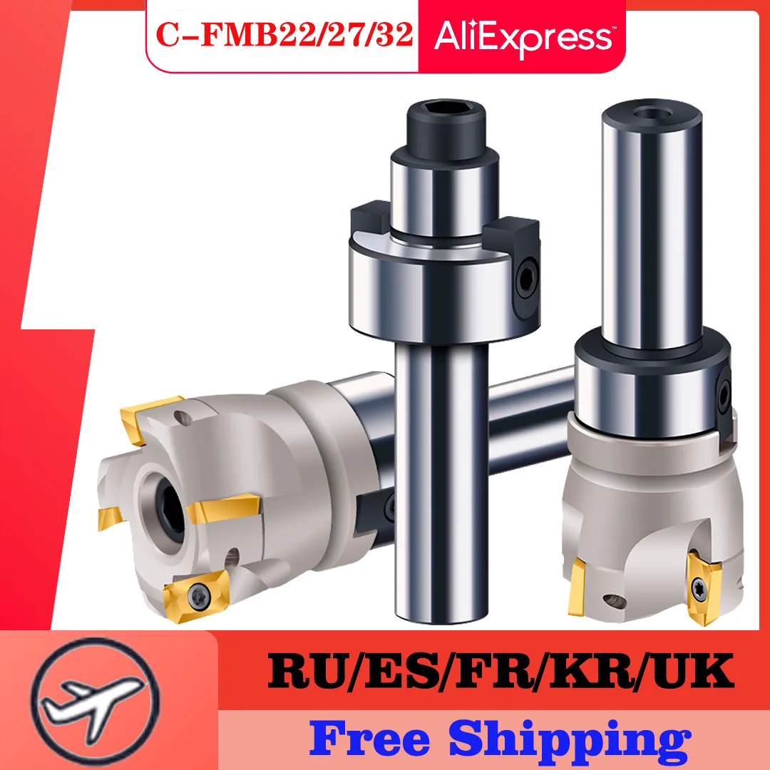 

C12 C16 C20 C25 FMB FMB22 FMB27 FMB32 Face Milling Cutter Tool Holder Straight Shank FMB Face End Mill for BAP 300R 400R 50/63mm