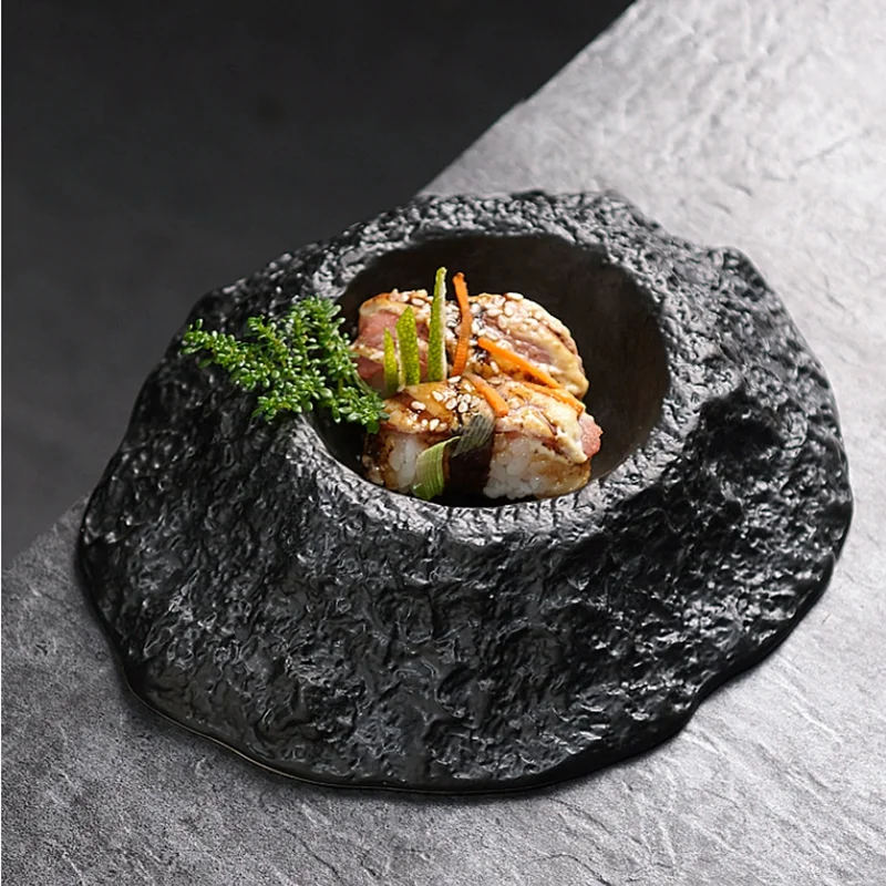 Светильник Кая Роскошная керамическая тарелка для суши в стиле ретро японская