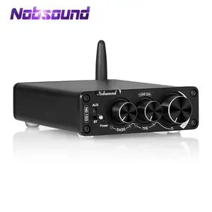 Мини-усилитель звука Nobsound Bluetooth 5,0 TPA3116, цифровой усилитель мощности Hi-Fi класса D, 100 Вт х 2, для домашних динамиков