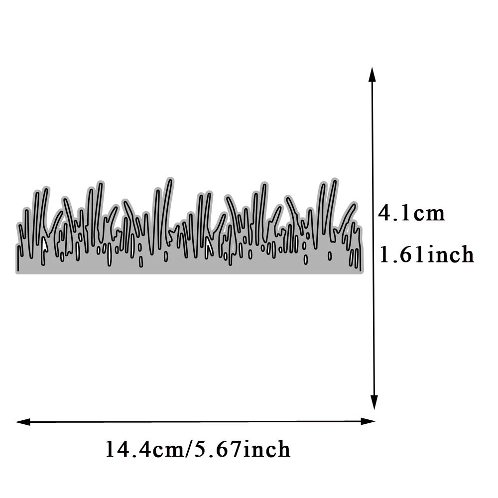 Металлические пресс-формы счастливая богиня трава граница Сделай Сам