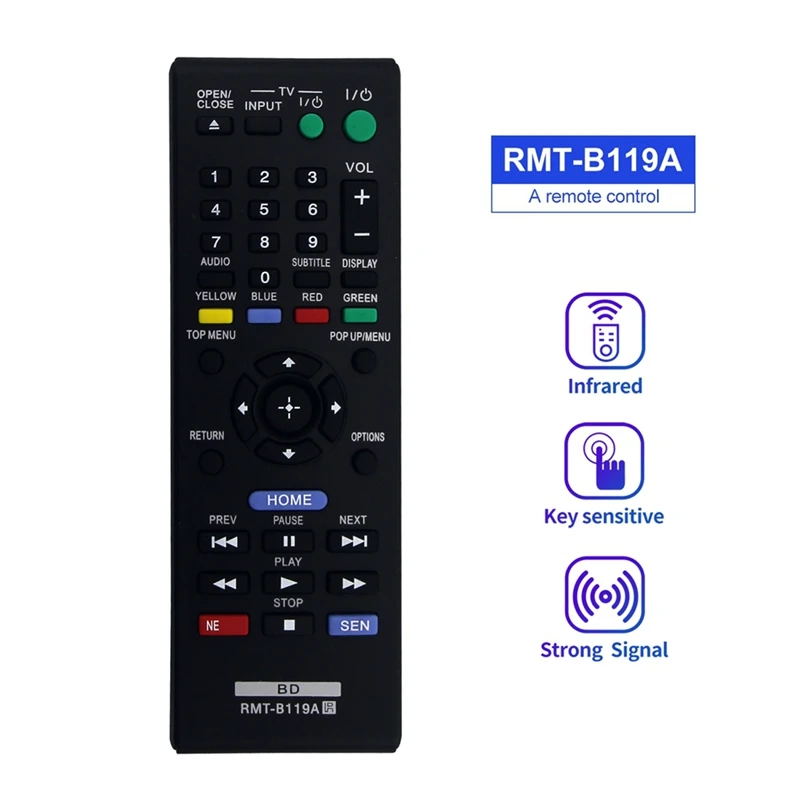 Пульт дистанционного управления RMT-B119A для Sony Blu-ray DVD плеер BDP-BX59 BDP-S390 BDP-S590 BDP-S1100