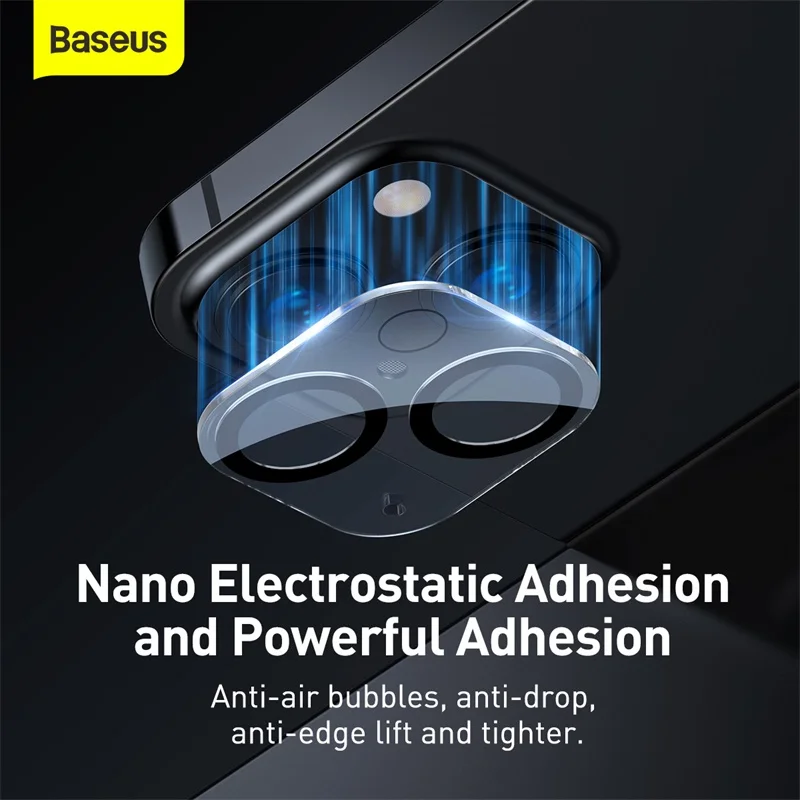 Baseus 2Pcs Camera Lens Protector For iPhone 13 14 Pro Max Tempered Glass Lens Glass For iPhone 13 14 Lens Protection Film