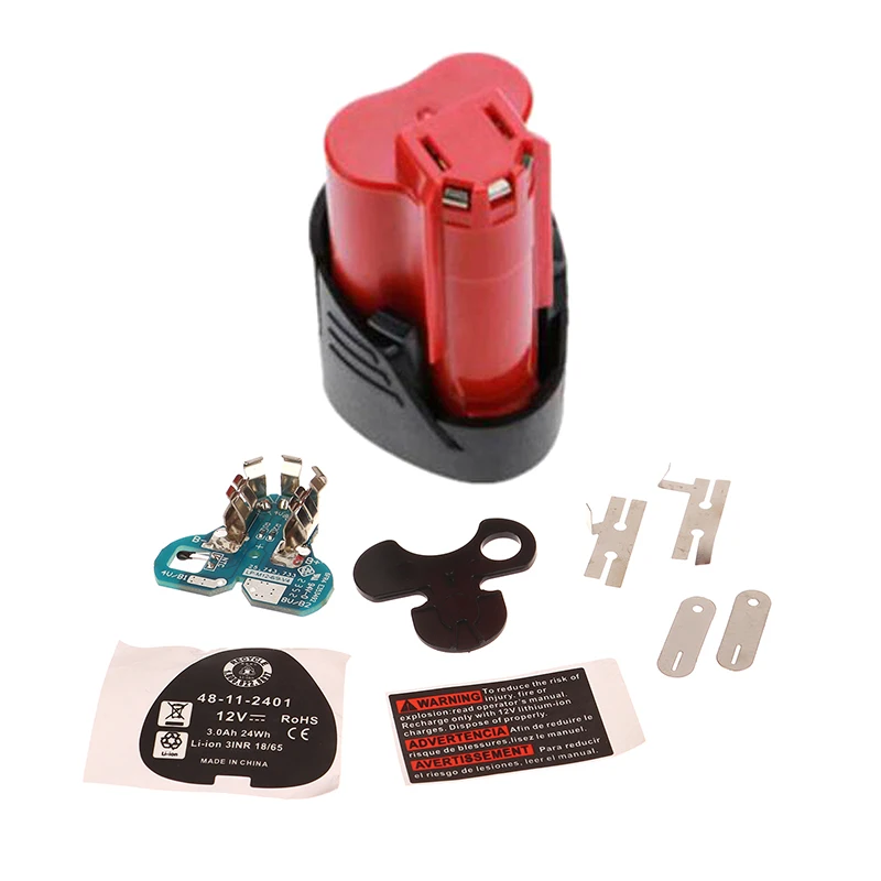 1 комплект для Milwaukee 12 В 3 Ач 5 литий-ионный аккумулятор литиевой батареи M12