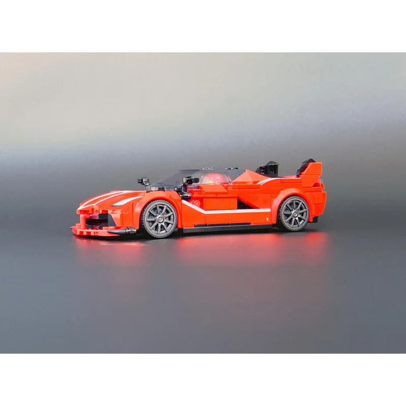 347 деталей MOC, модель строительного блока City Speed, красный спортивный автомобиль FXX K 8, ширина шпильки для мальчиков, взрослых, детей, рождественский подарок (art.: 3920d2ee3233f) - 3920d2ee3233f