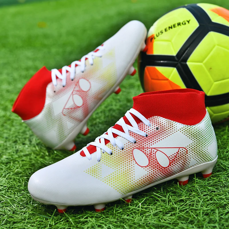 

Мужские высокие футбольные ботинки с длинными шипами, размер 36-45