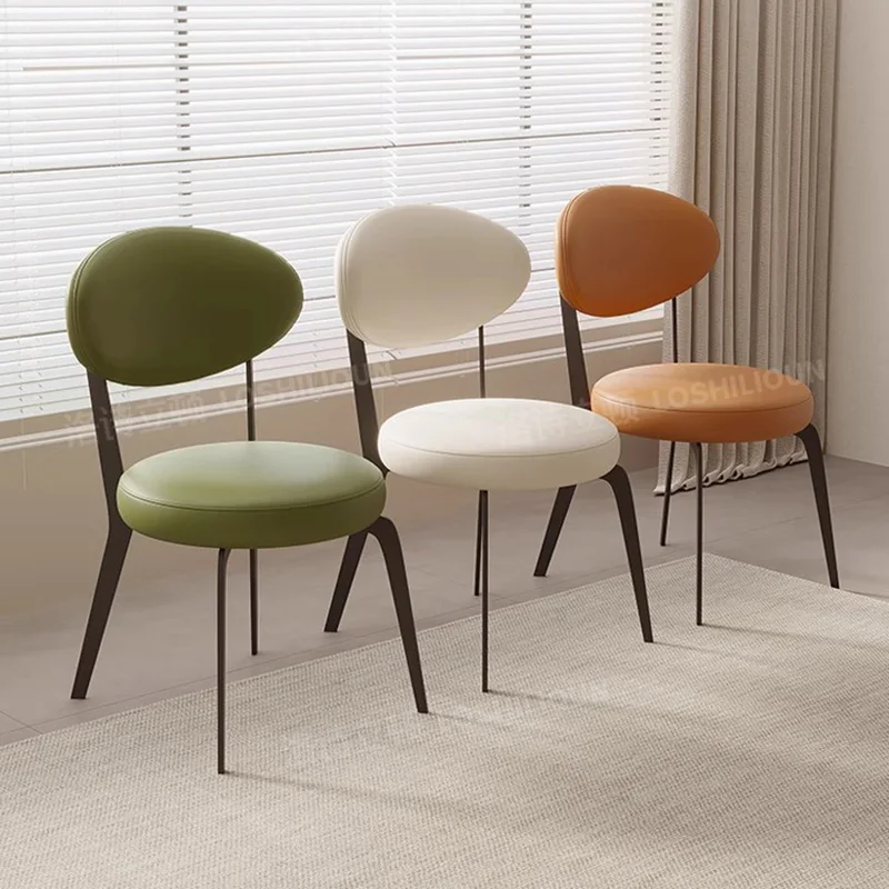 

Нордические кухонные обеденные стулья со спинкой, Яркие дизайнерские современные обеденные стулья, наружная мебель для дома YX50DC