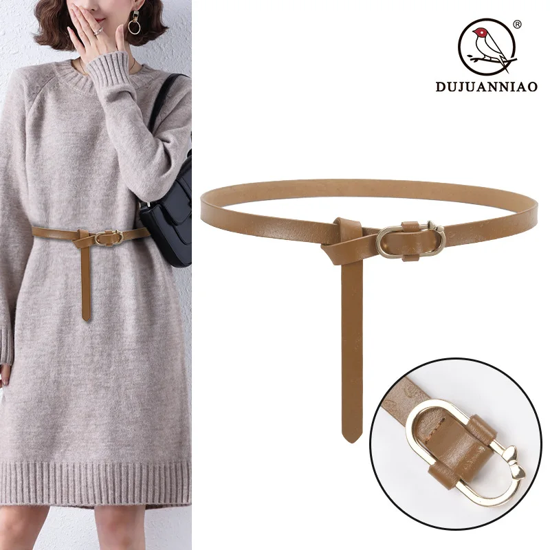 

Luxury women's leather belt fashion women's belt pavement accessories belt