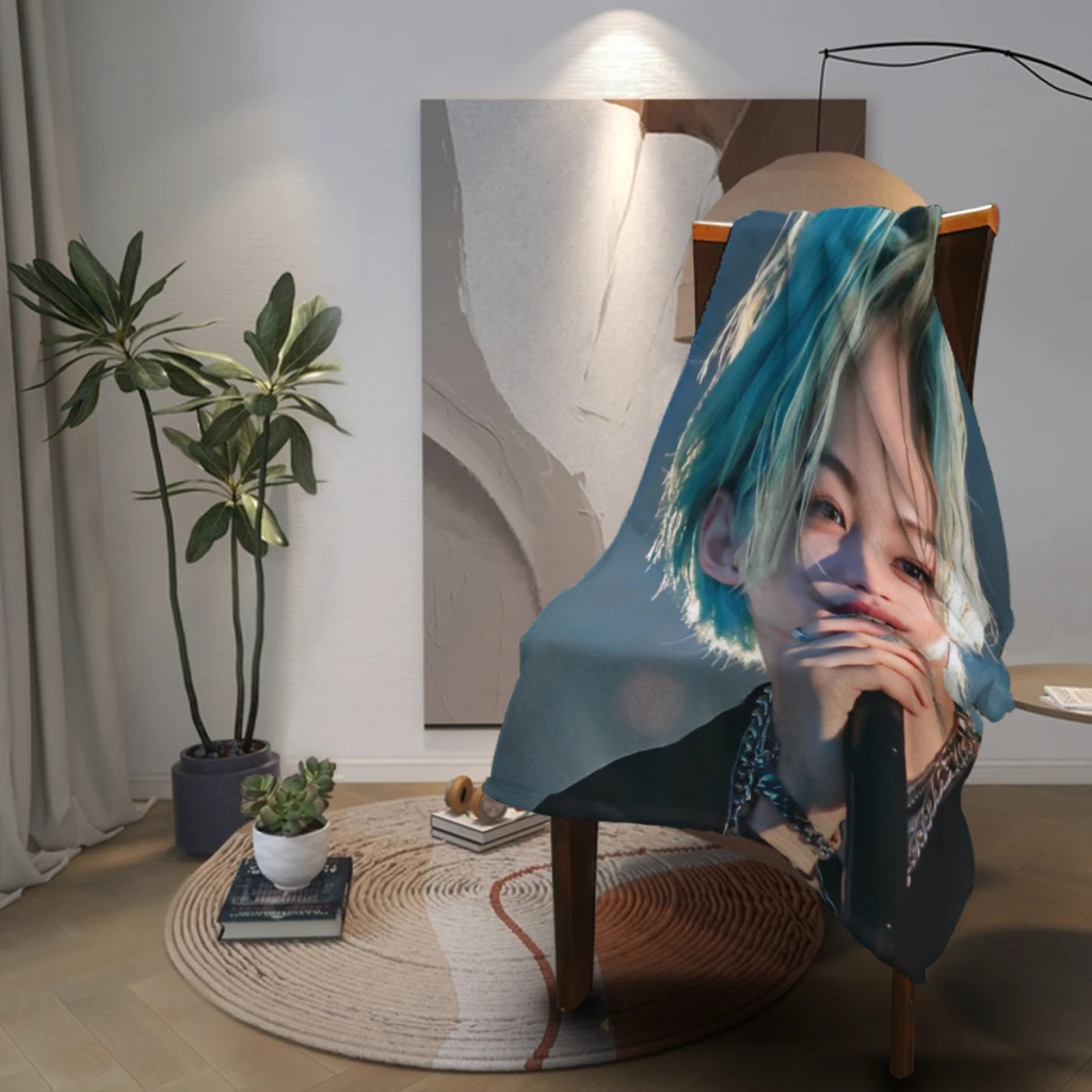 Popular-Bands-Like-Stray-K-Детское фланелевое многофункциональное теплое одеяло с крышкой