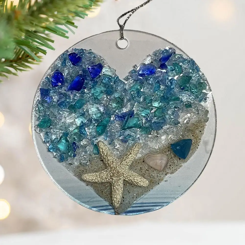 Морское стекло Ловец Солнца Океан Крашная волна Пляжный орнамент Круг Морские