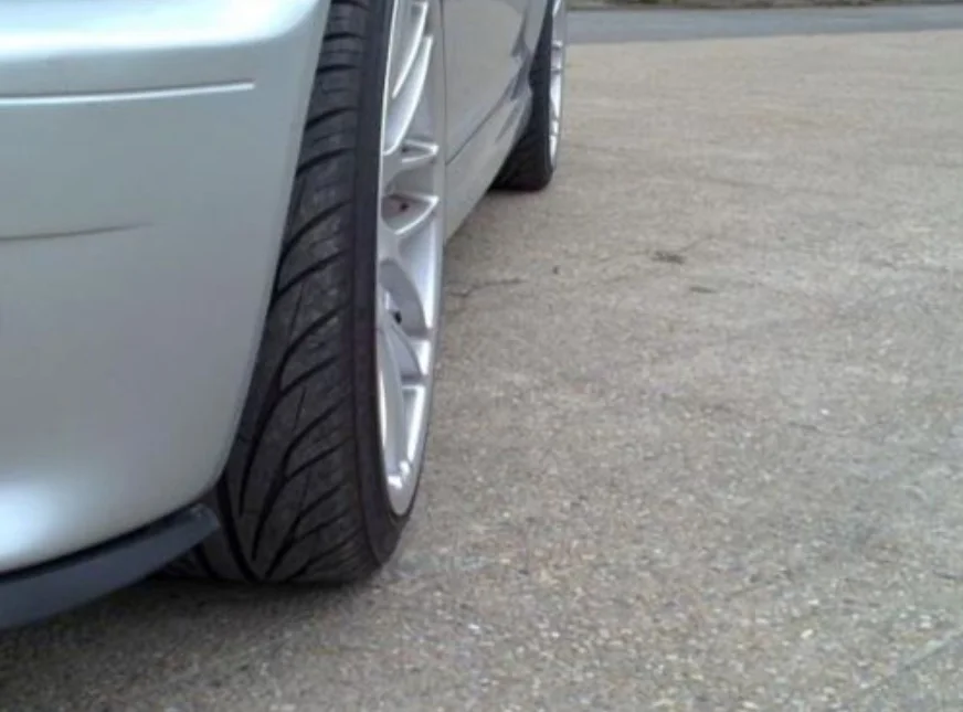 Для BMW 3-Series E46 M M3 CUPRA R универсальная губа переднего бампера 3 шт. диффузор черный