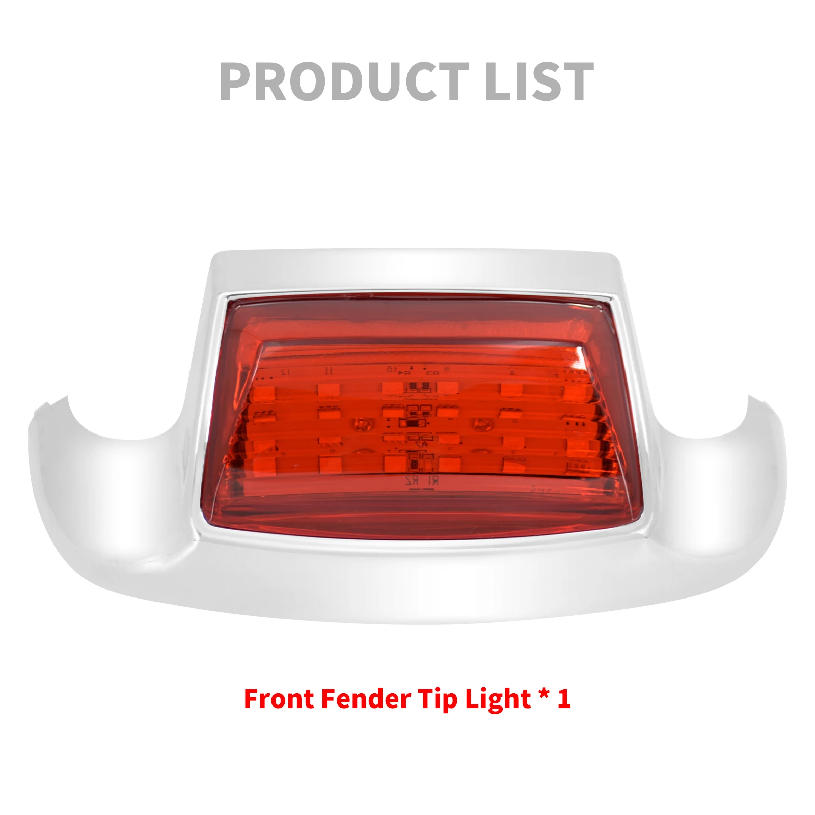 Мотоциклетный фонарь с передним наконечником для крыльев лампа фар Harley Touring Road King