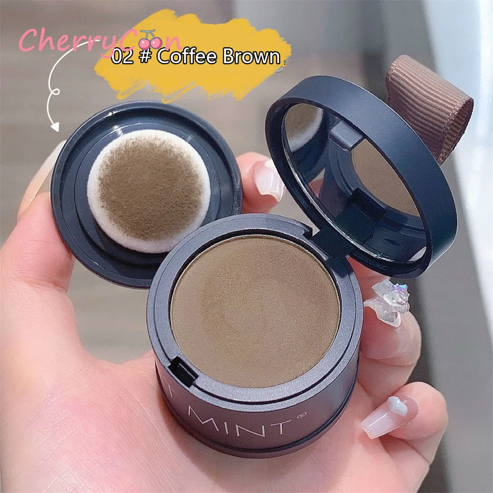 

Hairline Shadow Powder 4colors Replenish Hair Artifact Repair Filling Powder With Puff Fluffy Thin Powder Modifies Forehead Tool