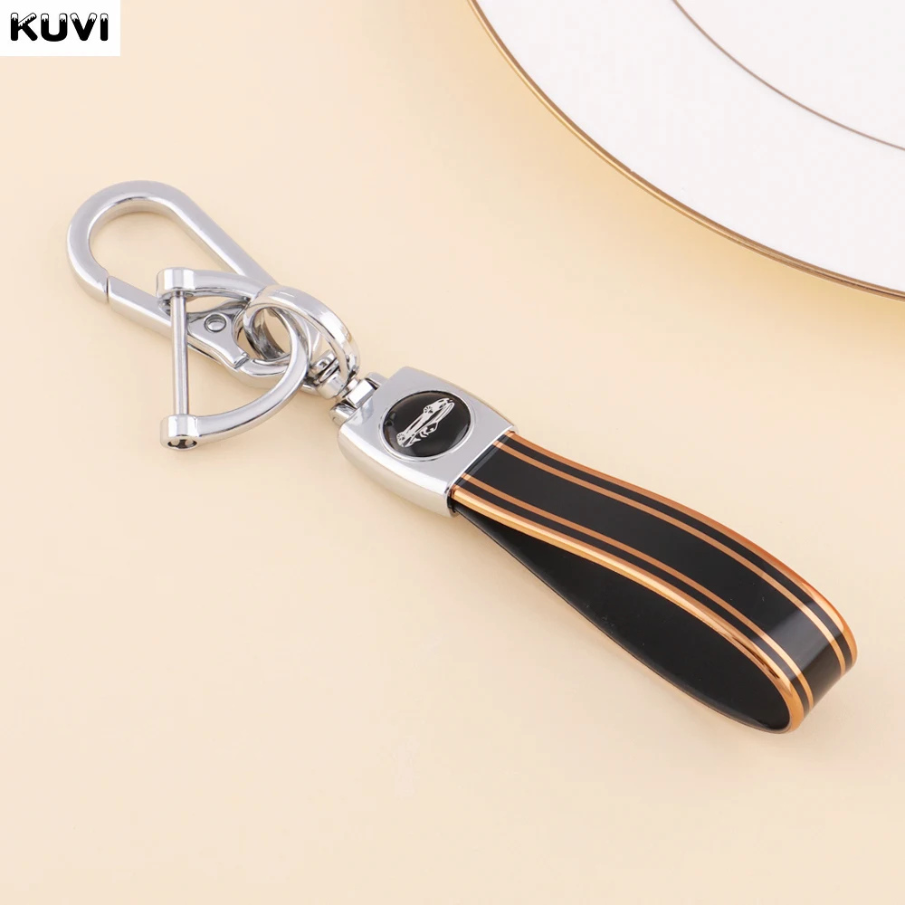 

Luxury Metal Car Key Chain Pendant Split Keychain Tpu Ring For Woman Man Girly Strap Fashion Keyring Accessories