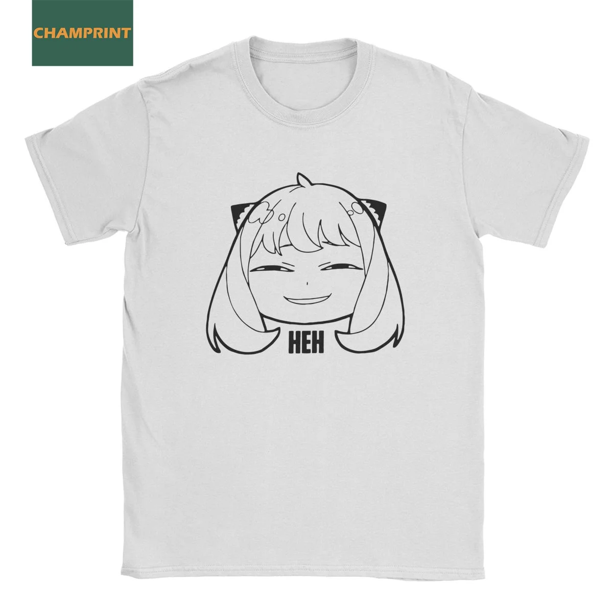 

Spy X Family Anya Smug T Shirt for Men Cotton Hipster T-Shirts O Neck Anime Manga Tee Shirt Short Sleeve Clothes Plus Size