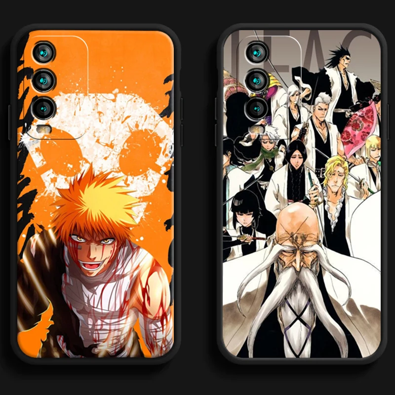 

BLEACH: Thousand-Year Phone Cases For Xiaomi Redmi 9A 9T 8A 8 2021 7 8 Pro Note 8 9 Note 9T 7A Carcasa Coque Funda Back Cover