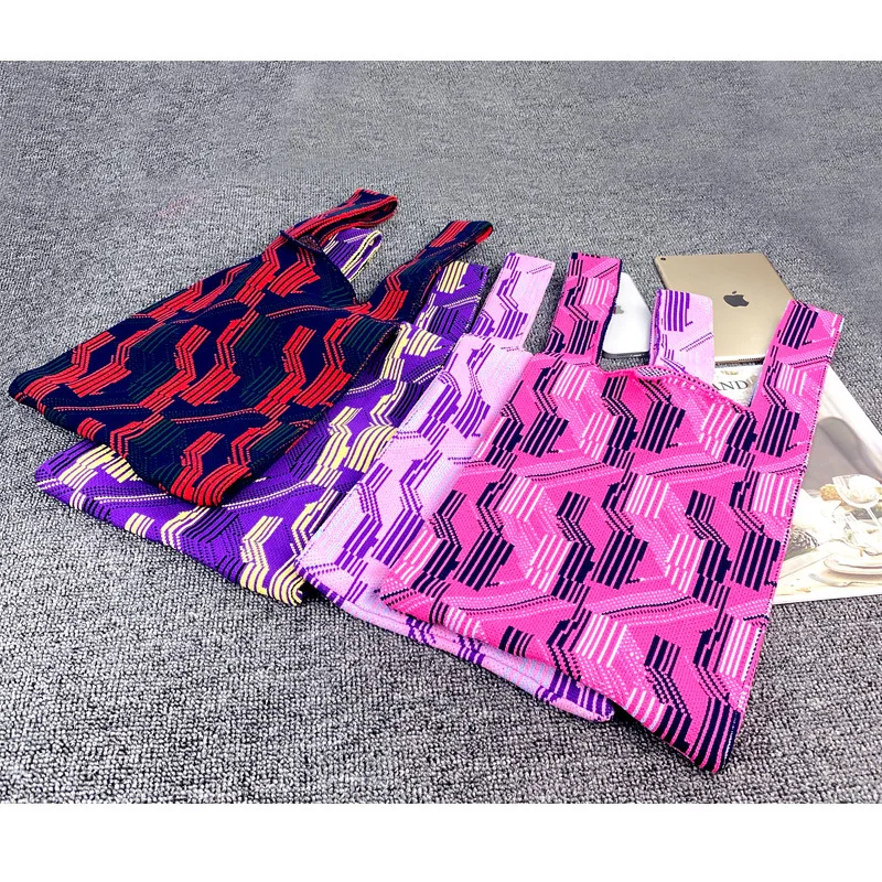 

New fashion knitted bags underarm bags large-capacity Korean version ins creative simple hand-held one-shoulder women's bag