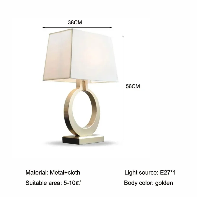 

Настольная лампа Ynhaw золотая/черная