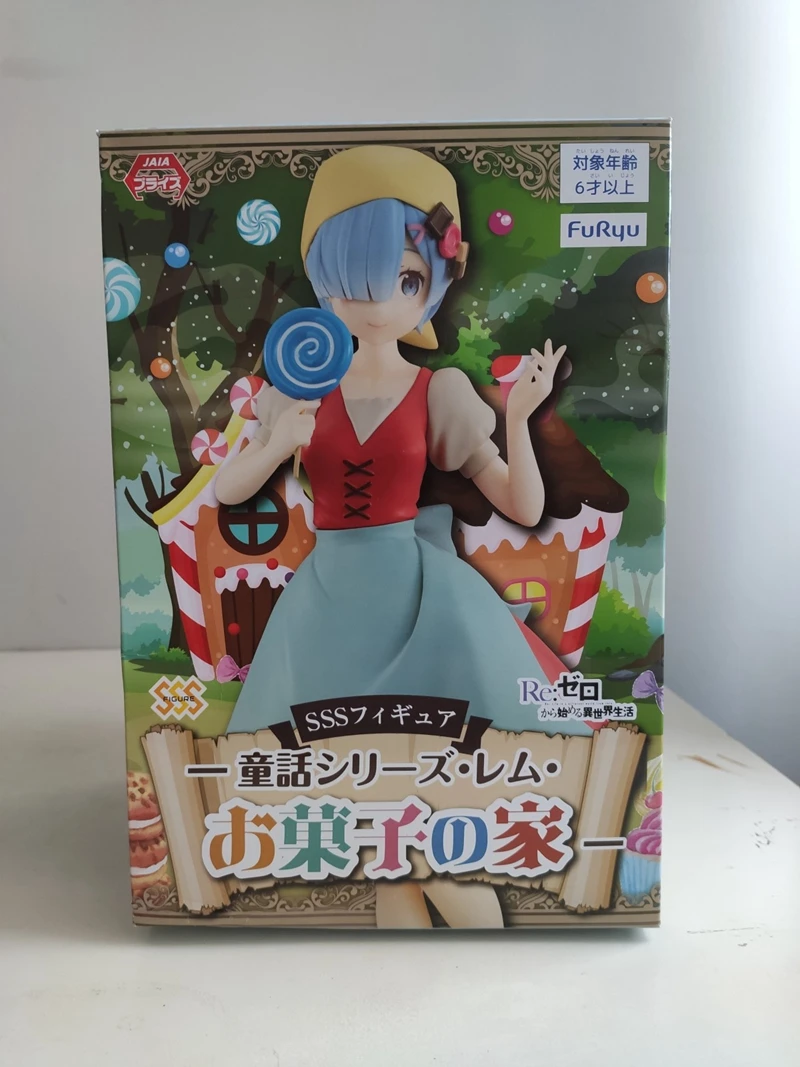 Оригинальный аниме Re:Life In A другой мир от нуля фигурка Ram Rem игральные карты модель