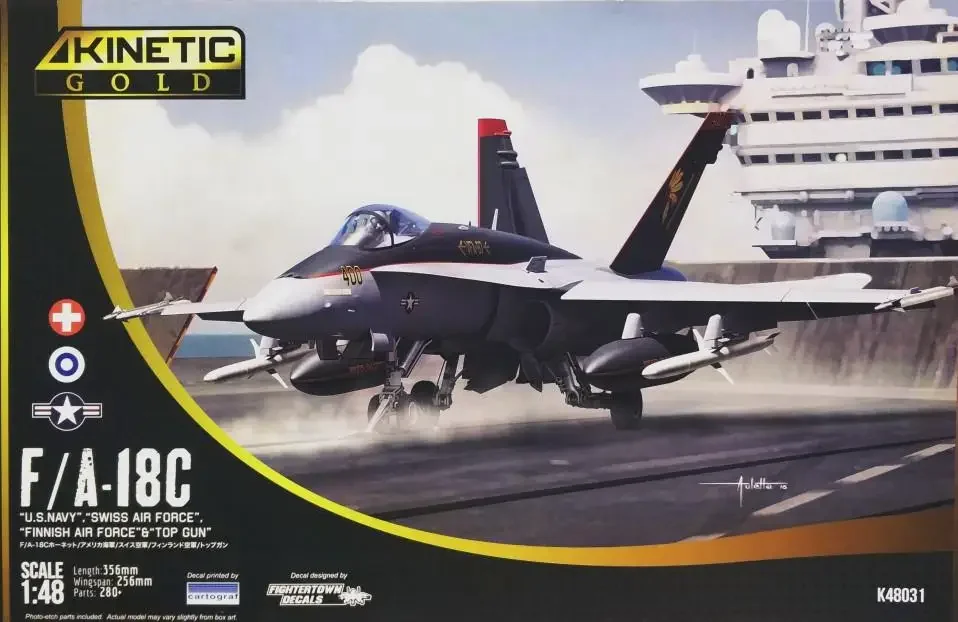 KINETIC K48031 1/48 Американский темно-синий F/A-18C — набор масштабной модели