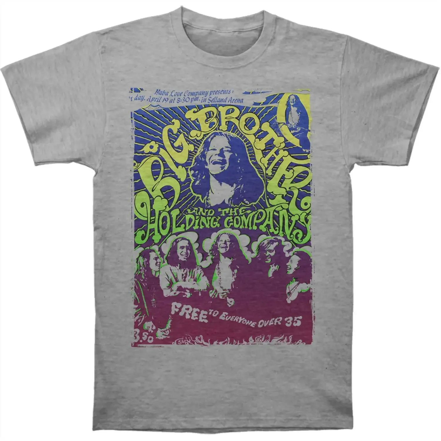 Винтажная облегающая футболка с изображением старшего брата и холдинской