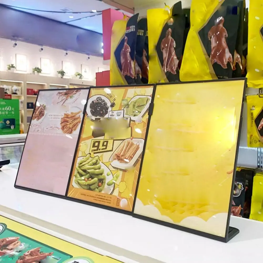 Акриловая панель винный каталог меню стенд A4 A5 A6 прозрачный настольный держатель