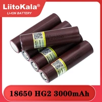 liitokala 100 new hg2 18650 3000mah rechargeable battery 18650hg2 3 6v discharge 20a max 35a power batteries