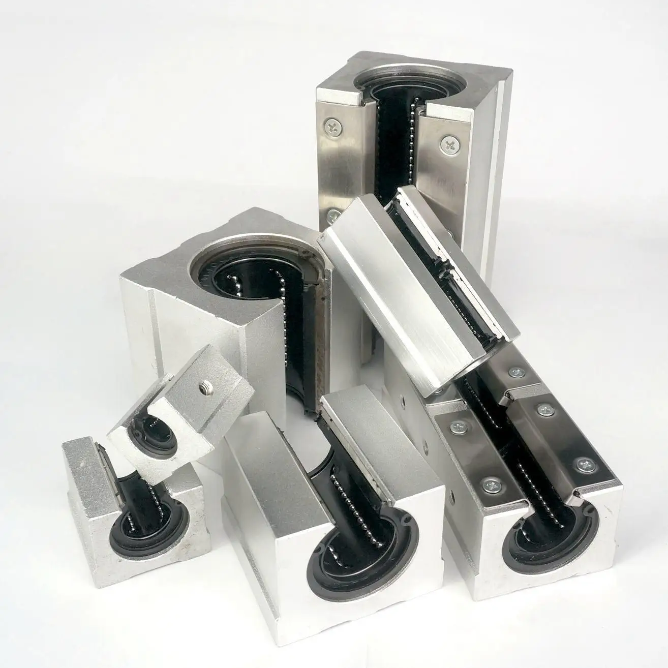 Линейные направляющие с открытой рельсовой направляющей и подшипником, направляющие, движение ABEC1, SBR12UU-SBR40UU