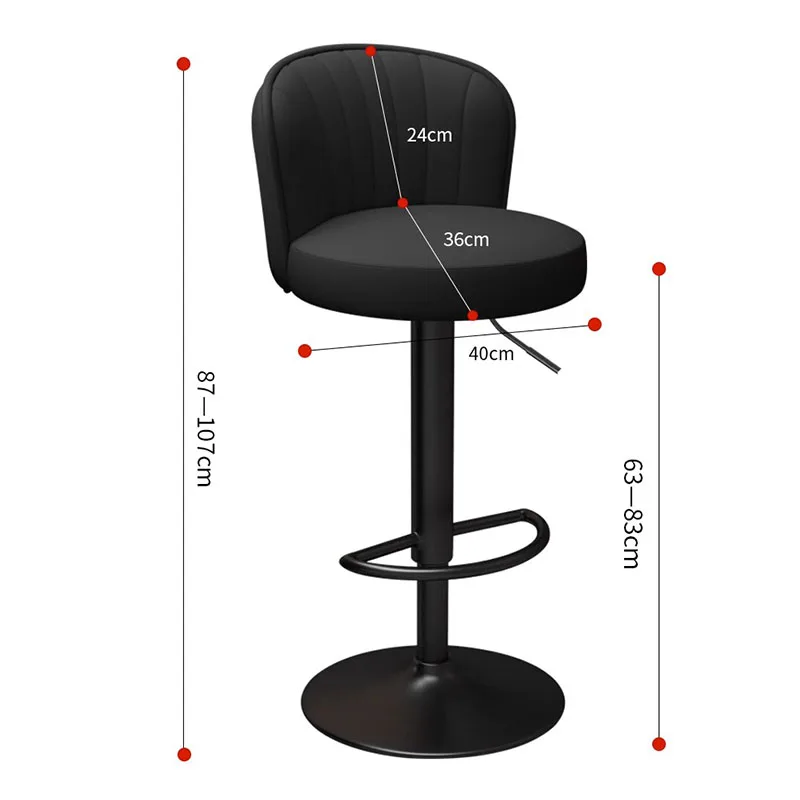 Рисунок 6 - Современный барный стул из искусственной кожи