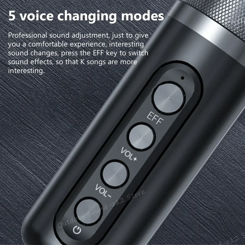 Мощный портативный Bluetooth-микрофон 100 Вт