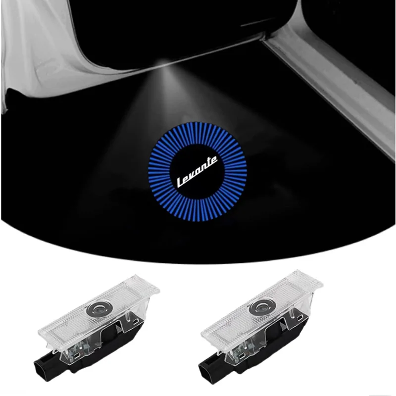 2 шт. светодиодная лампа для Maserati Ghibli 2020 2021 2022 2023 двери автомобиля приветственный