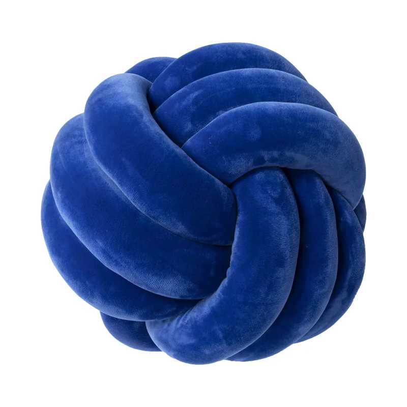 

Мягкая плюшевая декоративная подушка Knotted Ball