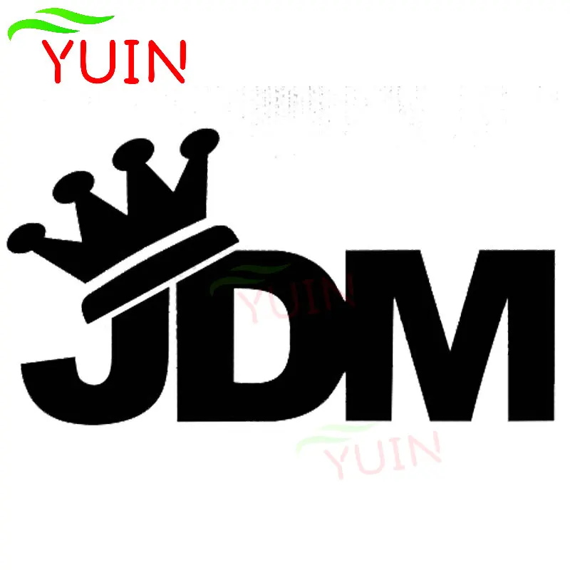YUIN Japan JDM Корона Автомобильная наклейка модная Водонепроницаемая Наклейка ПВХ