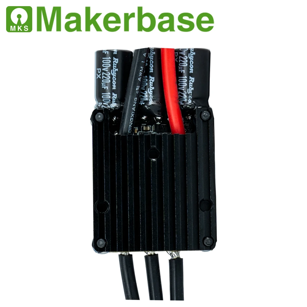 Makerbase VESC MINI 6 7 электрический регулятор скорости для скейтборда с радиатором 13S ESC