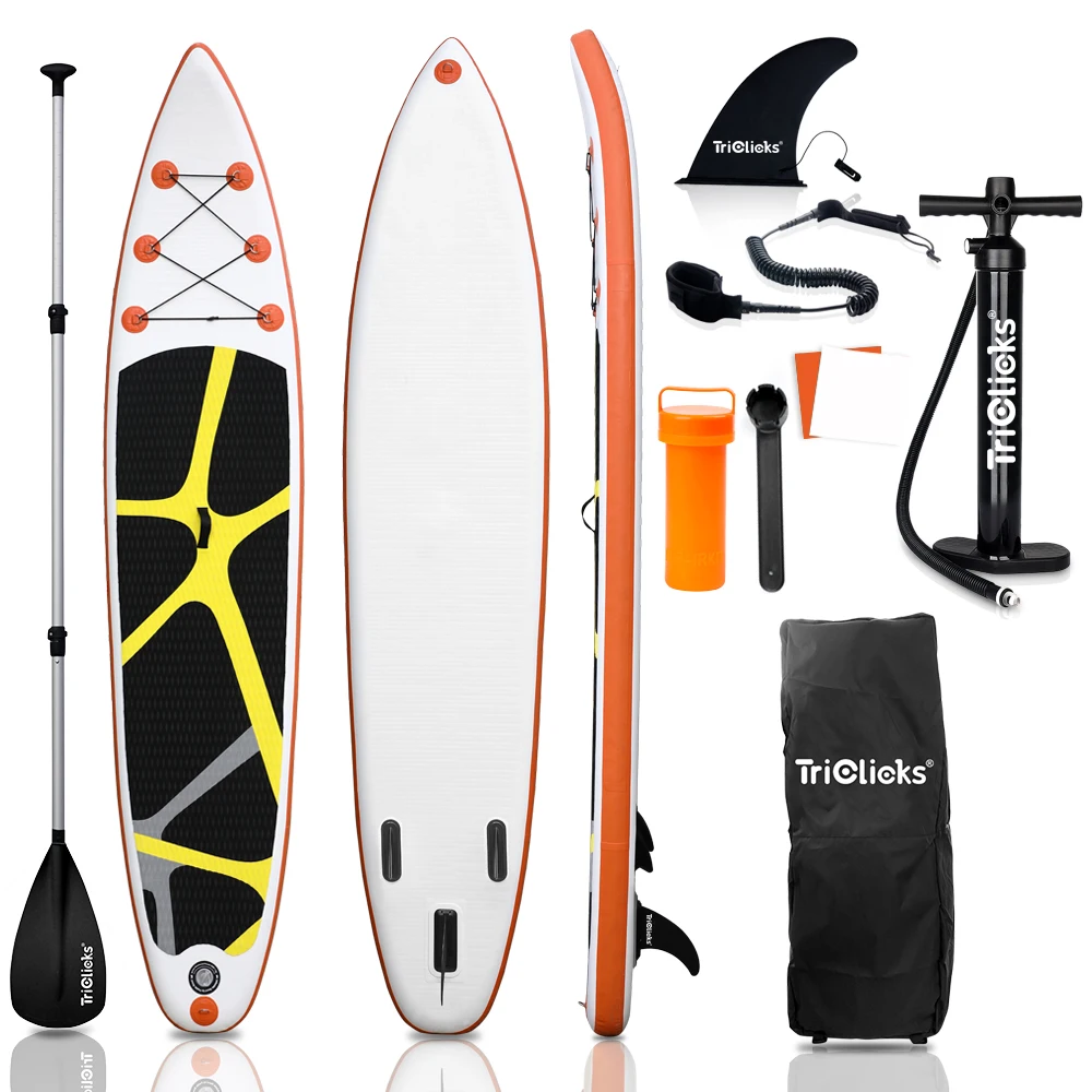 

10ft Inflatable Stand Up Paddle Board SUP Board Surfing Board for Adults/Kids Complete Kit Backpack Bag,Oar,Pump,Leash,Fin