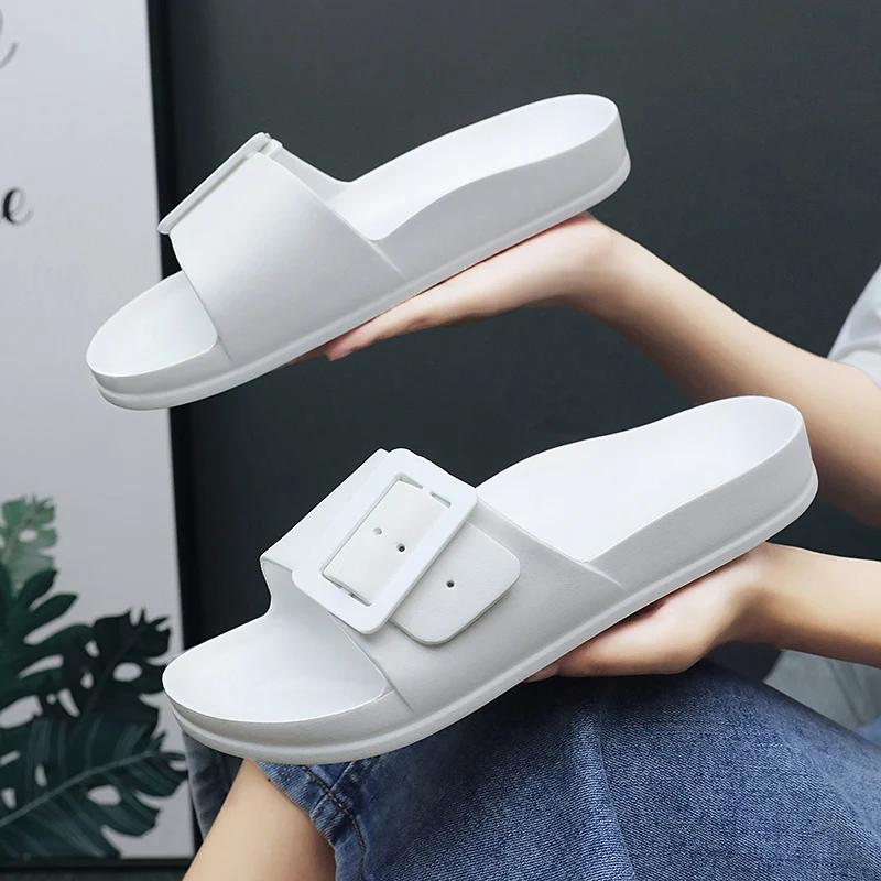 

Сандалии женские с металлической пряжкой, модные босоножки на плоской подошве в стиле ретро, Классическая удобная Пляжная Уличная обувь, лето 2023