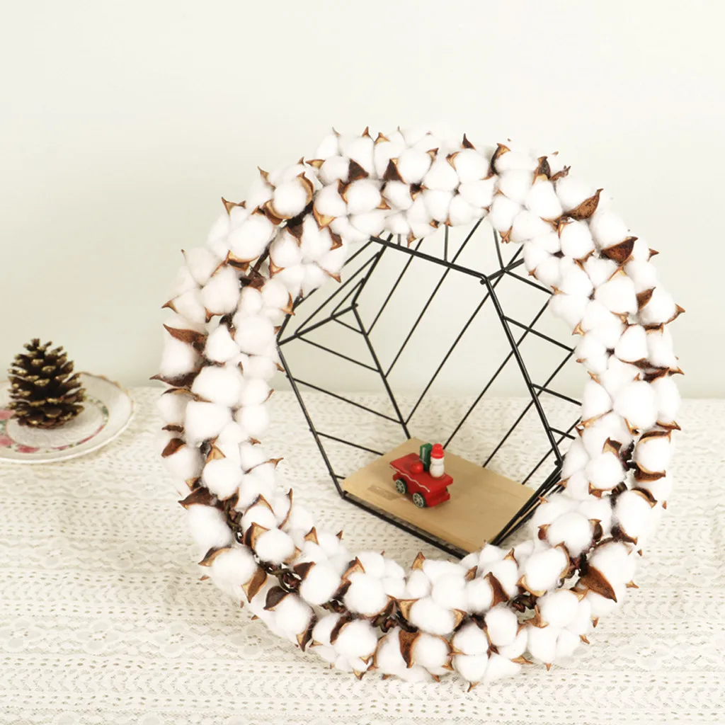 

Венок на присоске для окон, венок для входной двери, подарок для свадьбы, Мужская зимняя вешалка для двери, Искусственные венки на Рождество