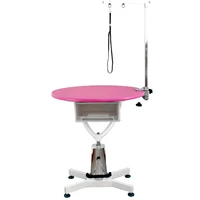 bathing hair trimming grooming table pneumatic lift round table pet grooming table for cat and dog