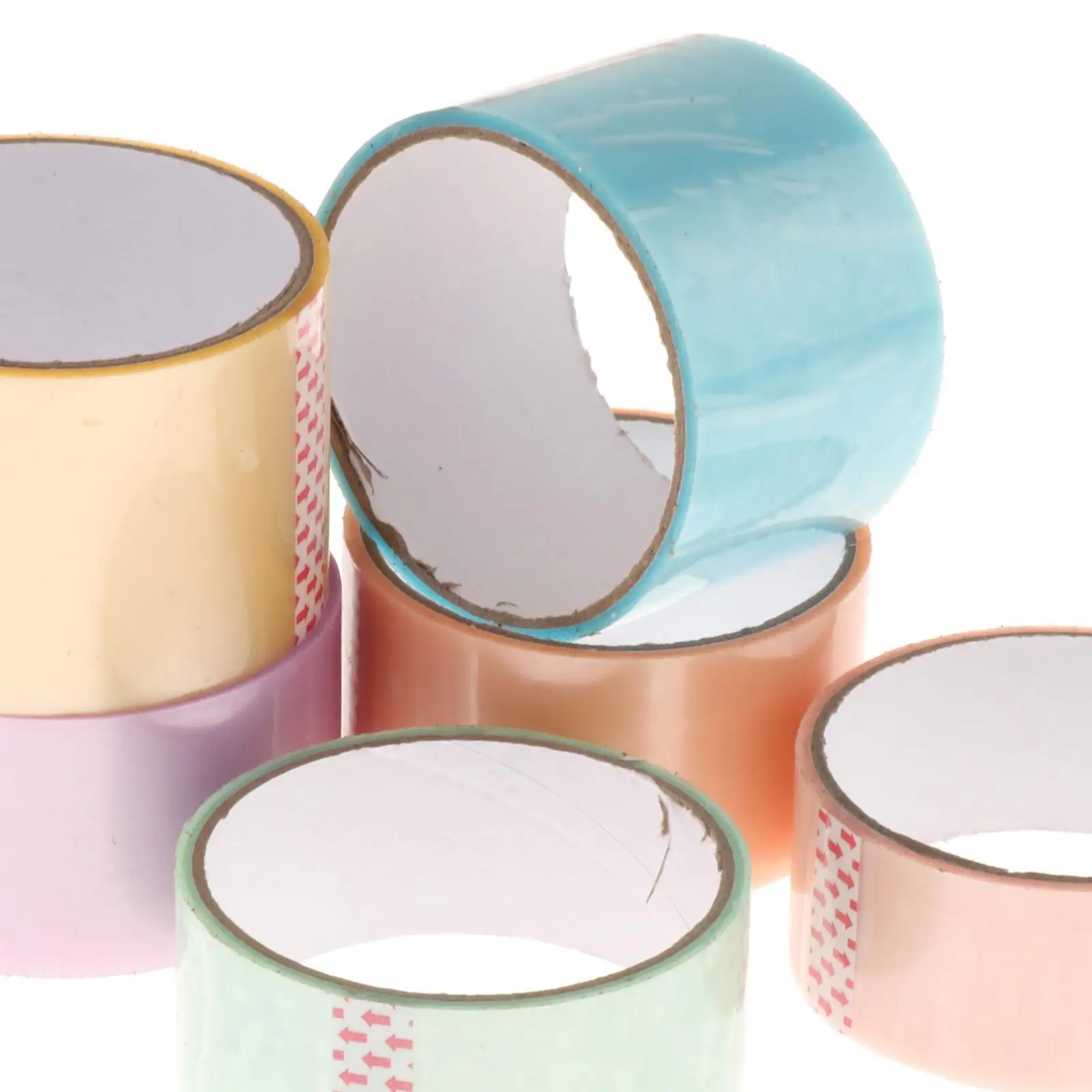 

6x Sticky Ball Tapes Game Sensory Toy Scrapbook Sticky Ball Rolling Tape