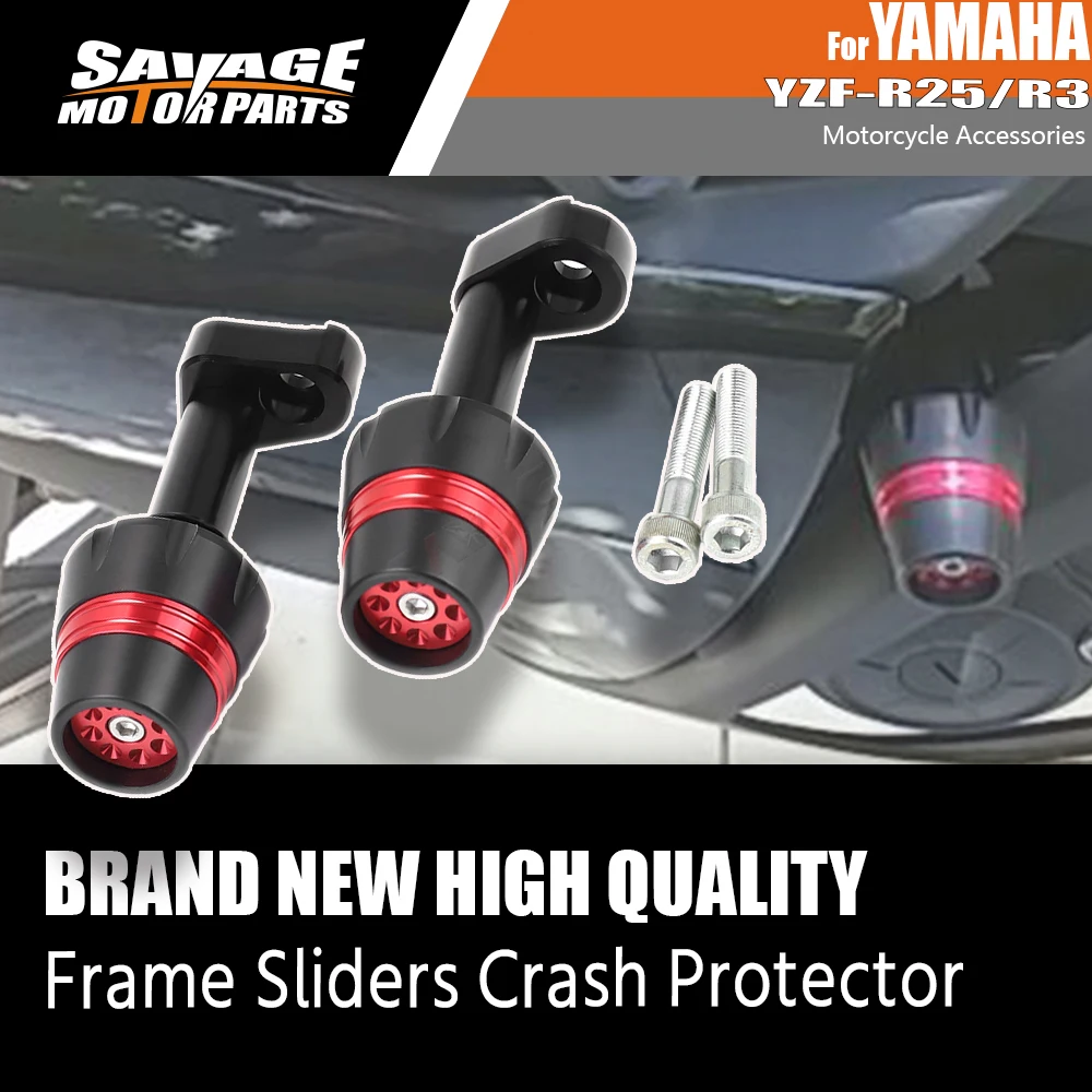 

Motorcycle Accessories Frame Sliders Crash Protector For YAMAHA YZF R25 R3 YZDR25 YZFR3 Motorbike Bobbin Falling Protection Pads