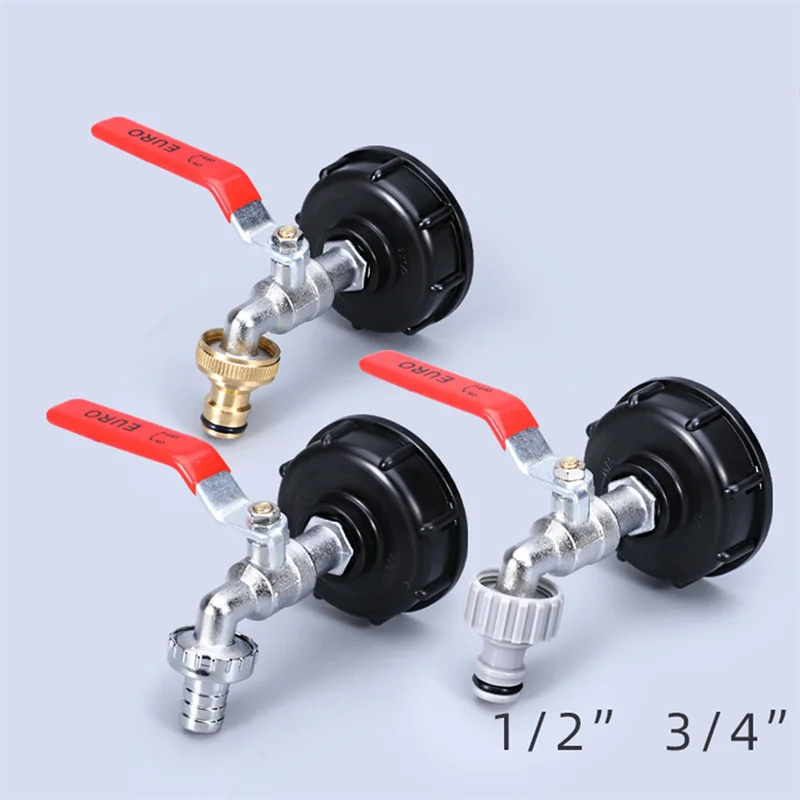 

IBC Tank Tap Adapter Coarse Thread Garden Quick Connect Faucet Valve Fitting