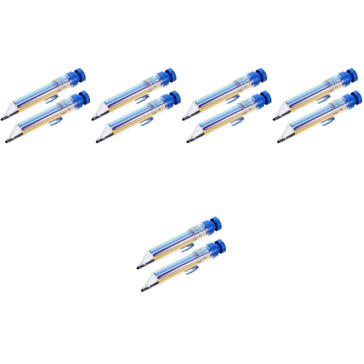 

10 Multi-color Design Crayon Rotatable Crayon Children Painting Crayon Convenient Kids Crayon