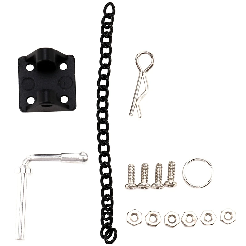 

1/10 Rc Rock Crawler Metal Tow Shackle Trailer Hook For Axial Scx10 90046 Tamiya Cc01 Rc4wd D90 D110