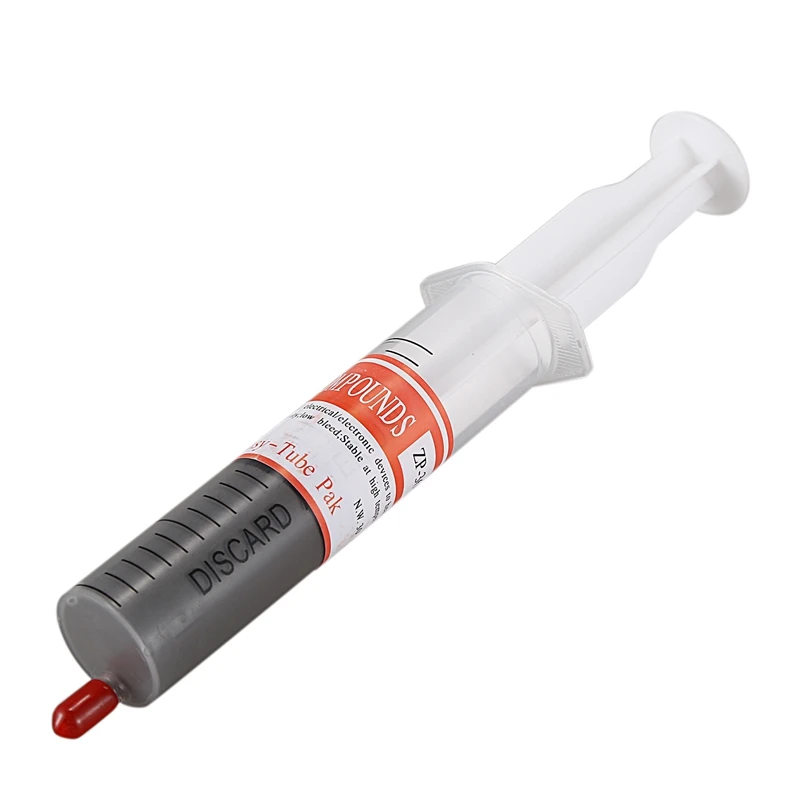 2X 30G Grey Thermal Grease Paste Compound Silicone For Computer Desktop CPU Heat Sink |