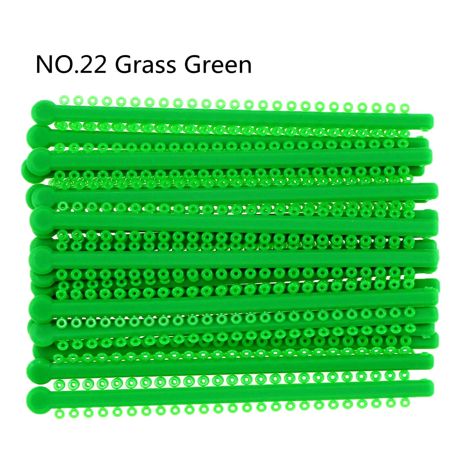 

Dental Ortho Elastomeric Ligature Ties Elastic Rubber Bands Braces Light Force Grass Green 20 sticks/pack