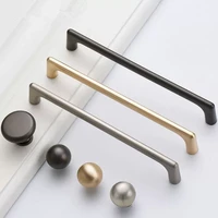 zinc alloy gold furniture handle solid cabinet pulls drawer knobs kitchen door cupboard handle pulls modern furniture hardware