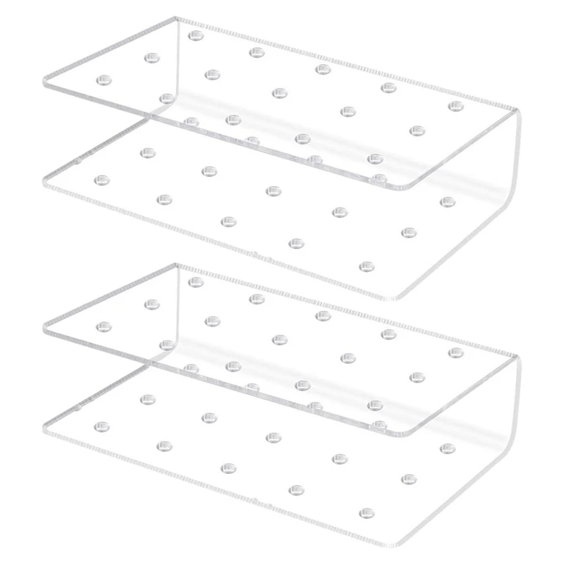 

2 Pcs of 15-Hole Acrylic Transparent Lollipop Display Stand for Wedding and Birthday Parties