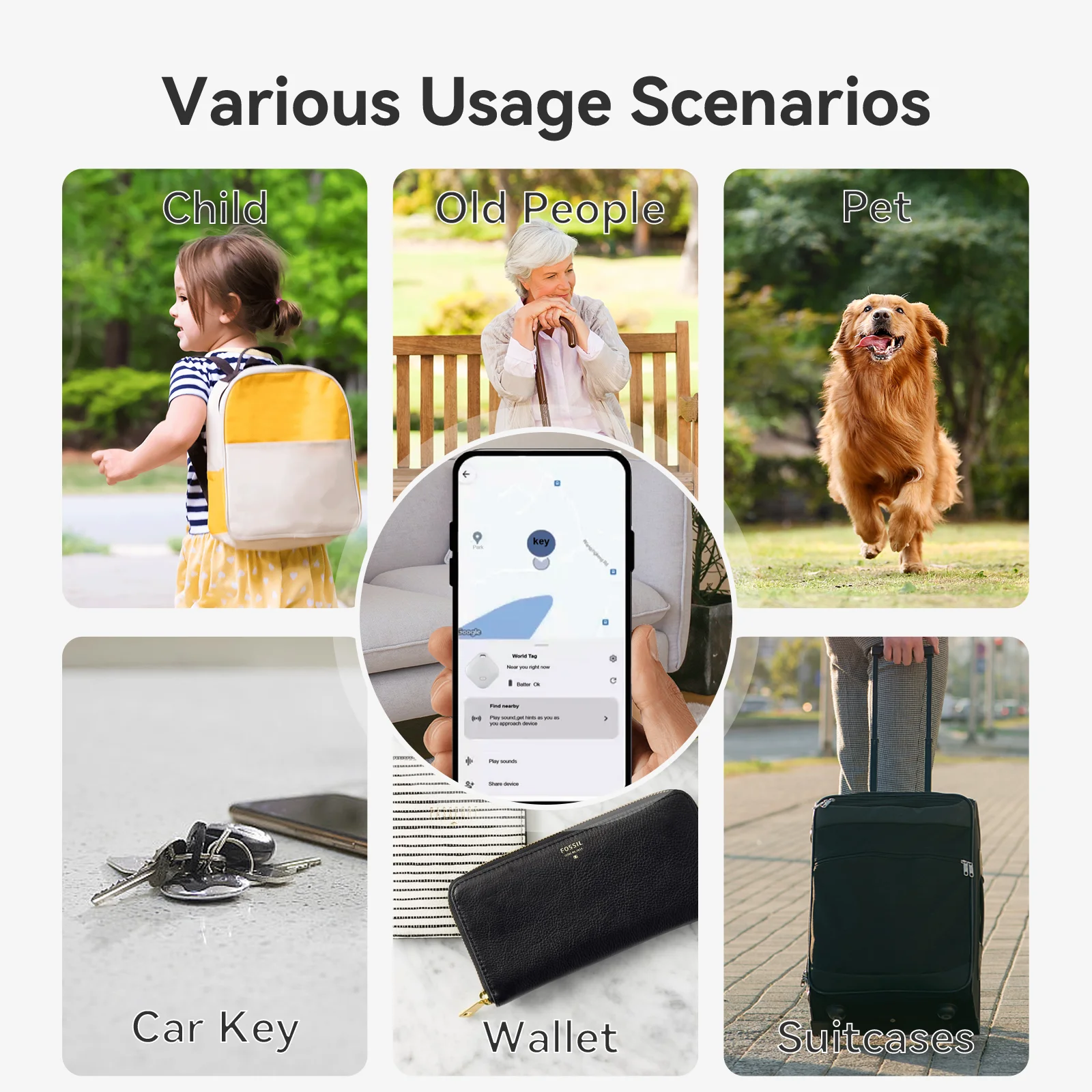 CD Bluetooth Google Smart Tracker Tag Locator GPS для устройств Google Android, приложение Find Hub, Air Tag, устройство для поиска ключей, трекер для домашних животныхсумок (art.: 3920daca577d2) - 3920daca577d2