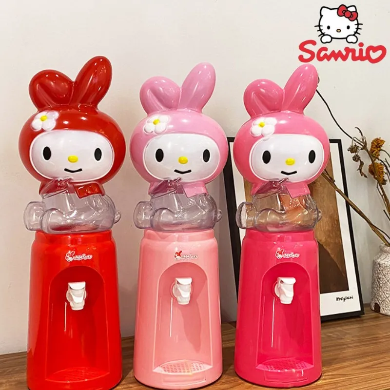 

Водяной охладитель Sanrio Kawaii Hello Kitty My Melody, кулер для воды, настольный мини-кулер с милым мультяшным рисунком, офисные принадлежности, подарок для девочки