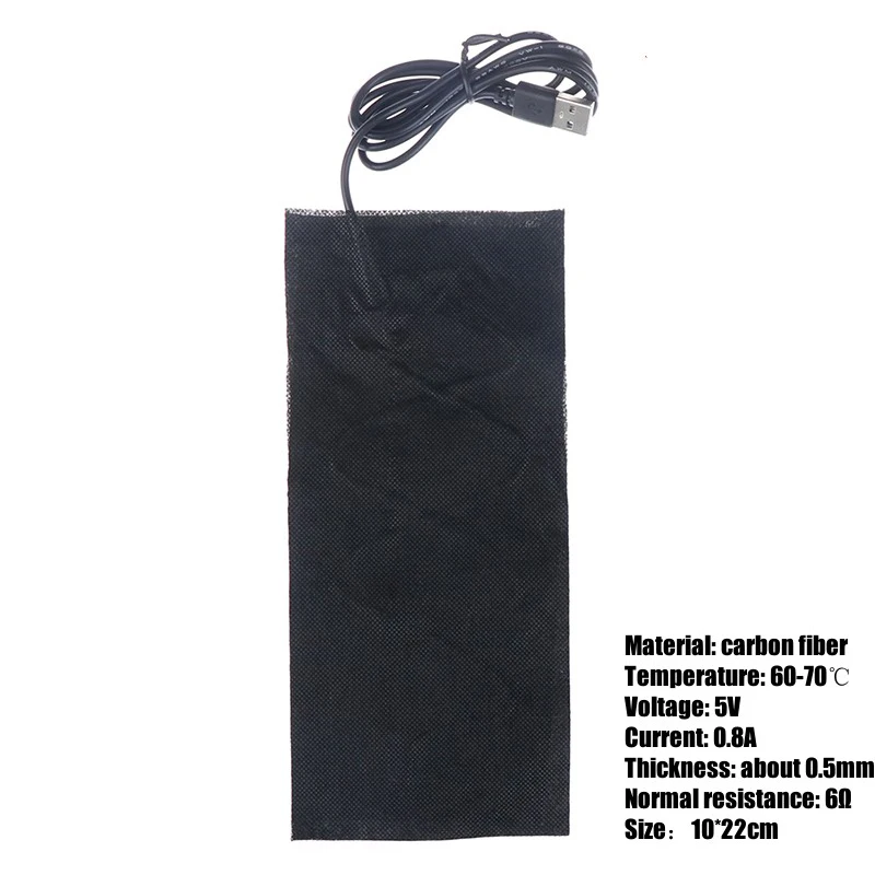 

5 шт. Теплый электрический жилет JETTING черного цвета